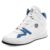 Bacca Bucci® Urban Retro Series Men’s Fashion Sneakers-Korean Style Mid Top White Shoes for Men