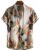 Leriya Fashion Shirts for Men || Rayon Tropical Leaf Printed & Preppy Short Sleeves || Cool Shirts for Men || Shirts for Men Regular Fit || Summer…