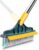 VYOOx 2 in 1 Bathroom Cleaning Brush Wiper Tiles Cleaning Bathroom Brush Floor Scrub Brush with Long Handle 120° Rotate Home Kitchen Bathroom…